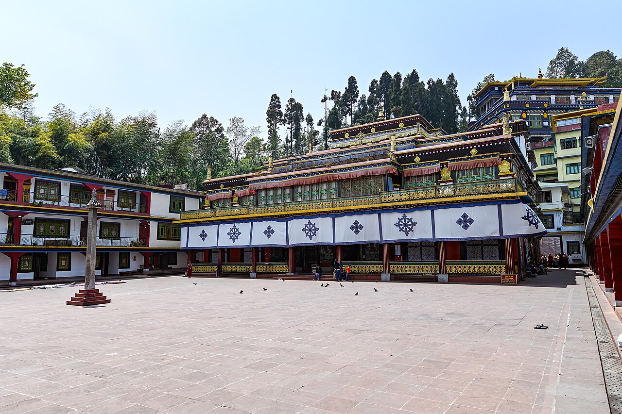 Manicured gardens, meditation halls, and peaceful monastic pathways